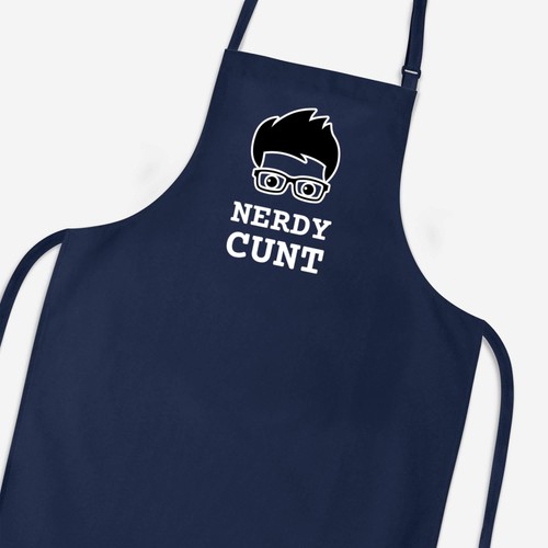 Nerdy schürze - nerdy, c*nt