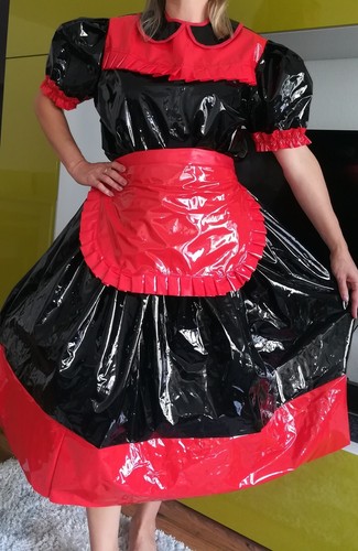 Adult sissy kleid zofe lack - kleid,