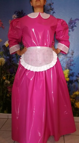 Adult sissy kleid zofe lack - kleid,