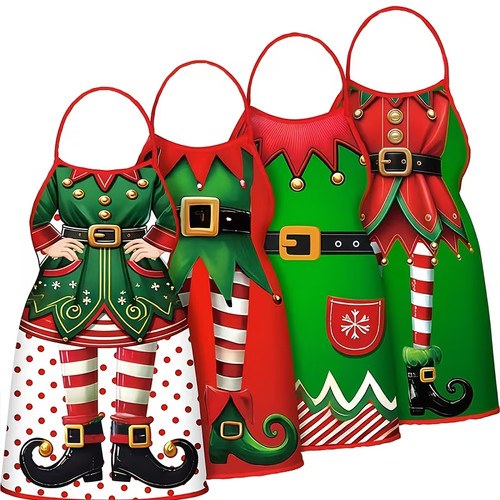Weihnachtsschürze elfe - x,