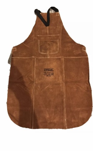 Premium braun leder schweißer - braun,