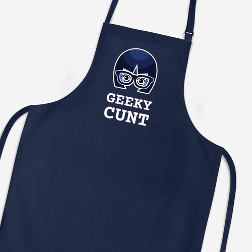 Geeky schürze - geeky, c*nt