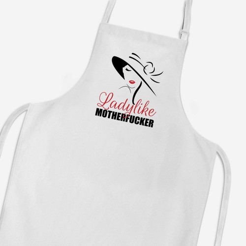 Ladylike motherf cker - motherf*cker, schürze